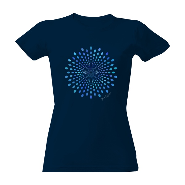T-shirt Blue-purple Mandala