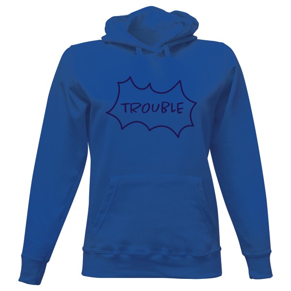 Ladies' hoodie Double trouble