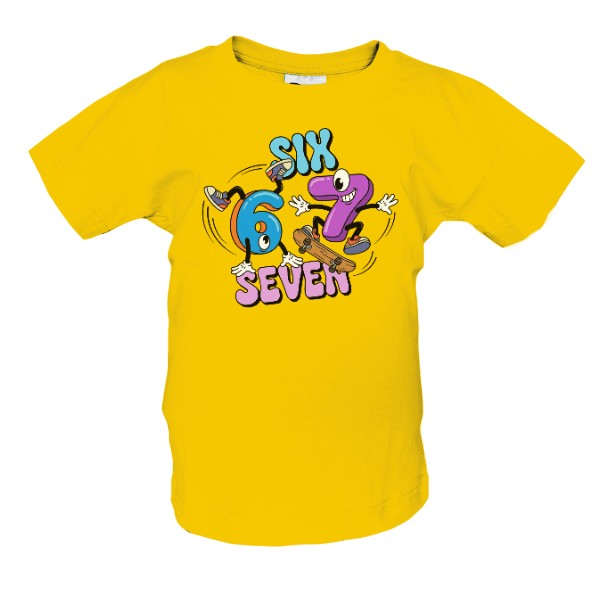 Tričko s potlačou Six seven 6 7