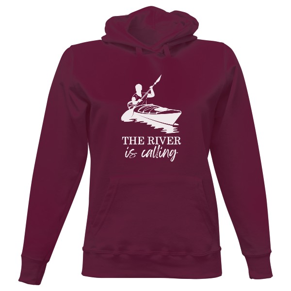 Ladies' hoodie The river is calling