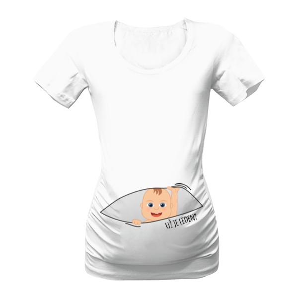 Tričko s potiskem Už je leden?