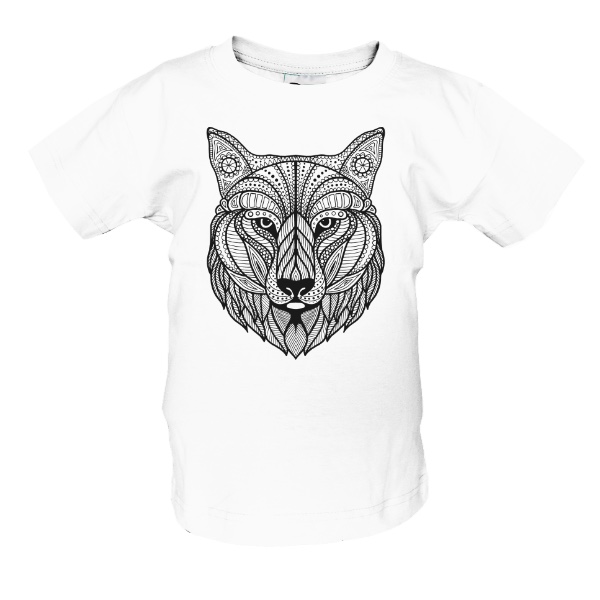 Tričko s potlačou Vlk 