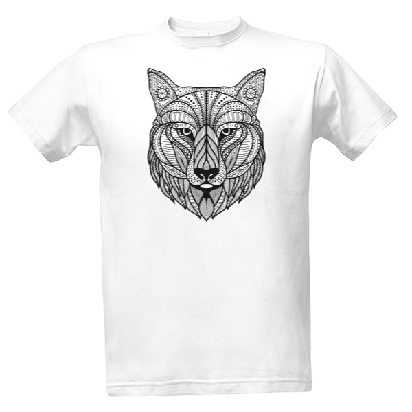Tričko s potlačou Vlk
